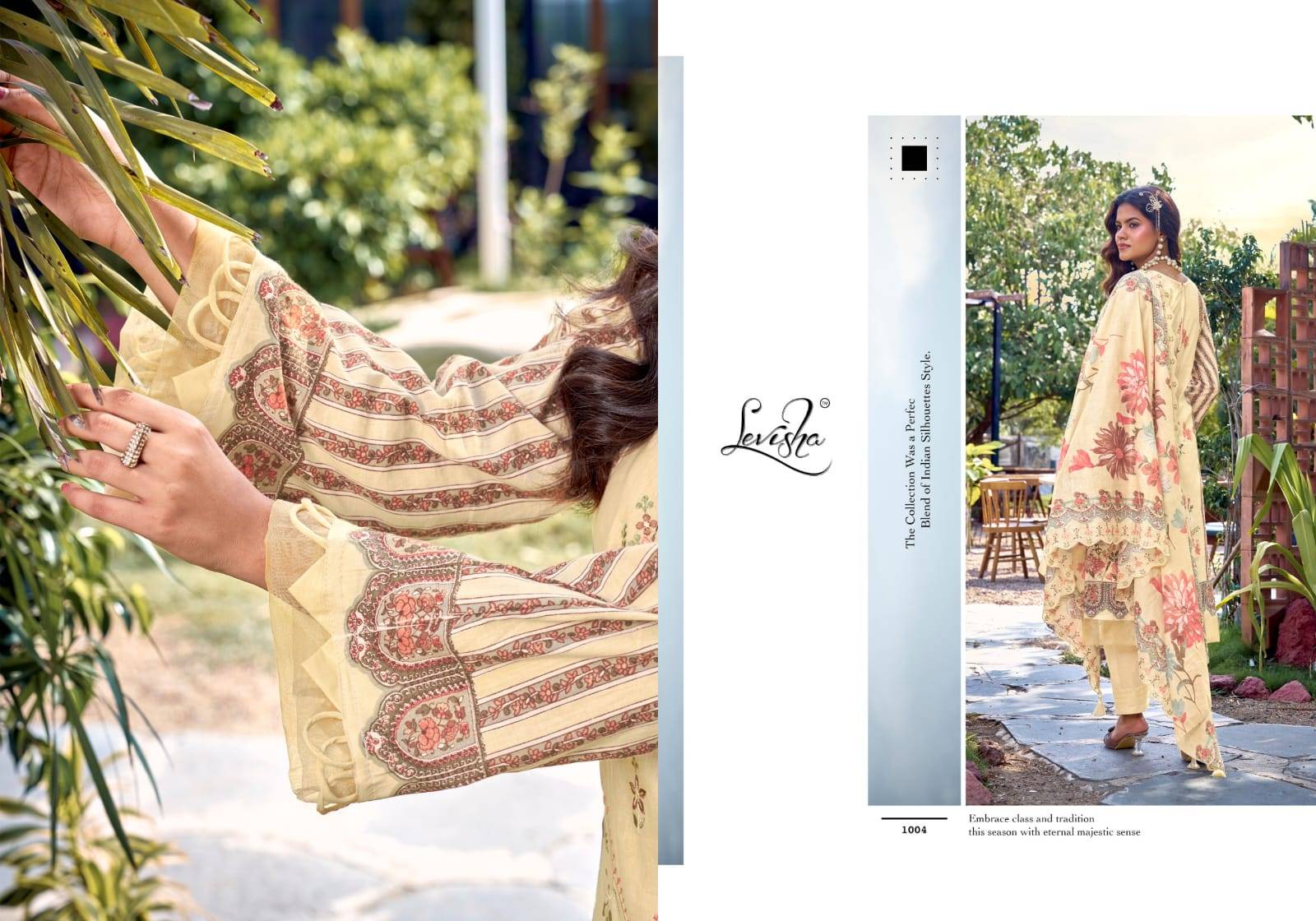 Binsaeed Nx-6 By Levisha 1001 To 1006 Series Designer Suits Camric Lawn Cotton Dresses At Wholesale Price